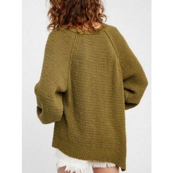 Free People Moss West Coast V-neck Sweater - Picture 3 of 11